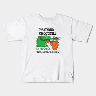 Bearded Croc Logos Kids T-Shirt
